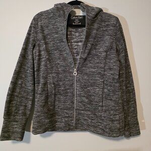 Calvin Klein Performance Fleece Jacket Heather Grey